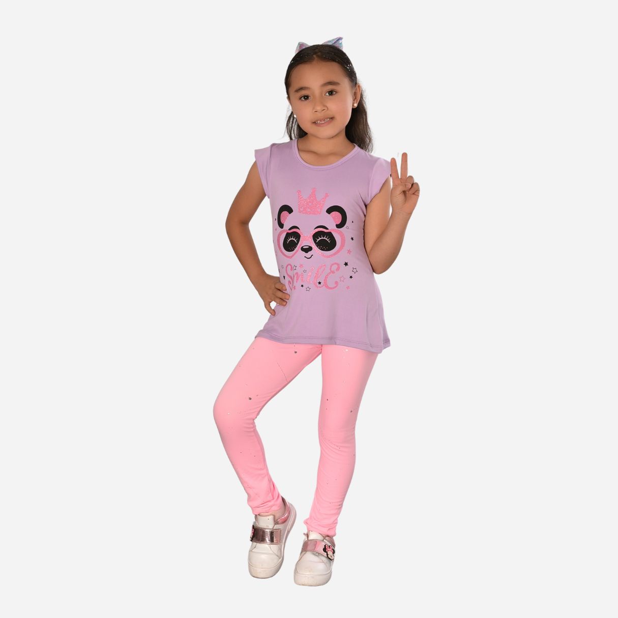 Conjunto Niña Blusa + Leggins Ref. 1217-002