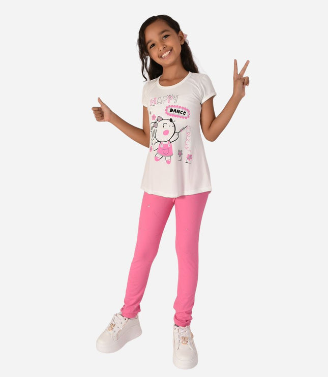 Conjunto Niña Blusa + Leggins Ref. 1218-003