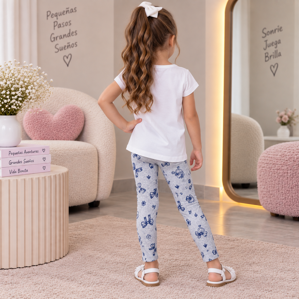 Conjunto De Niña Blusa + Leggins Ref. 1218-004-1