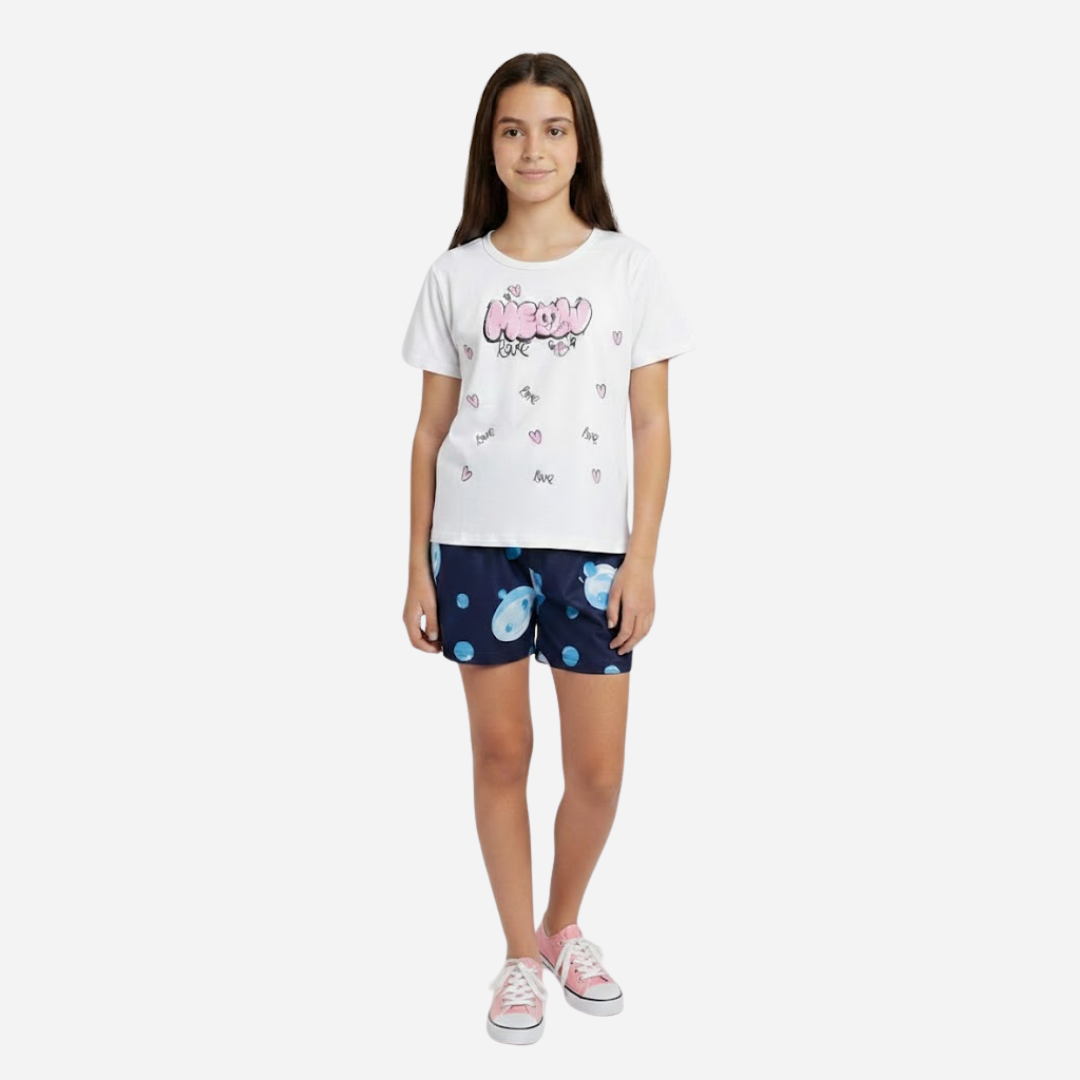 Conjunto Niña Blusa + Short Ref. 1300-001