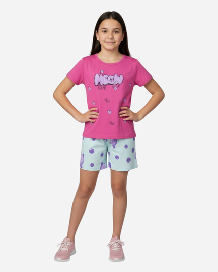 Conjunto Niña Blusa + Short Ref. 1300-001