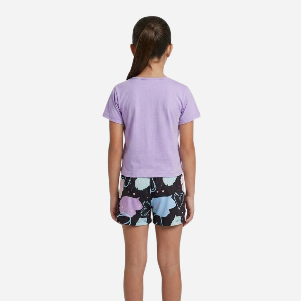 Conjunto De Niña Blusa + Short Ref. 1300-004