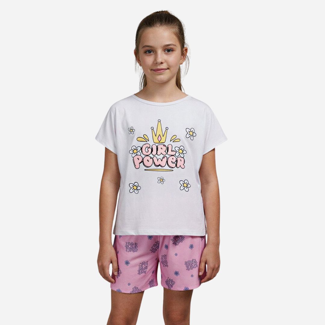 Conjunto Niña Blusa + Short Ref. 1301-001