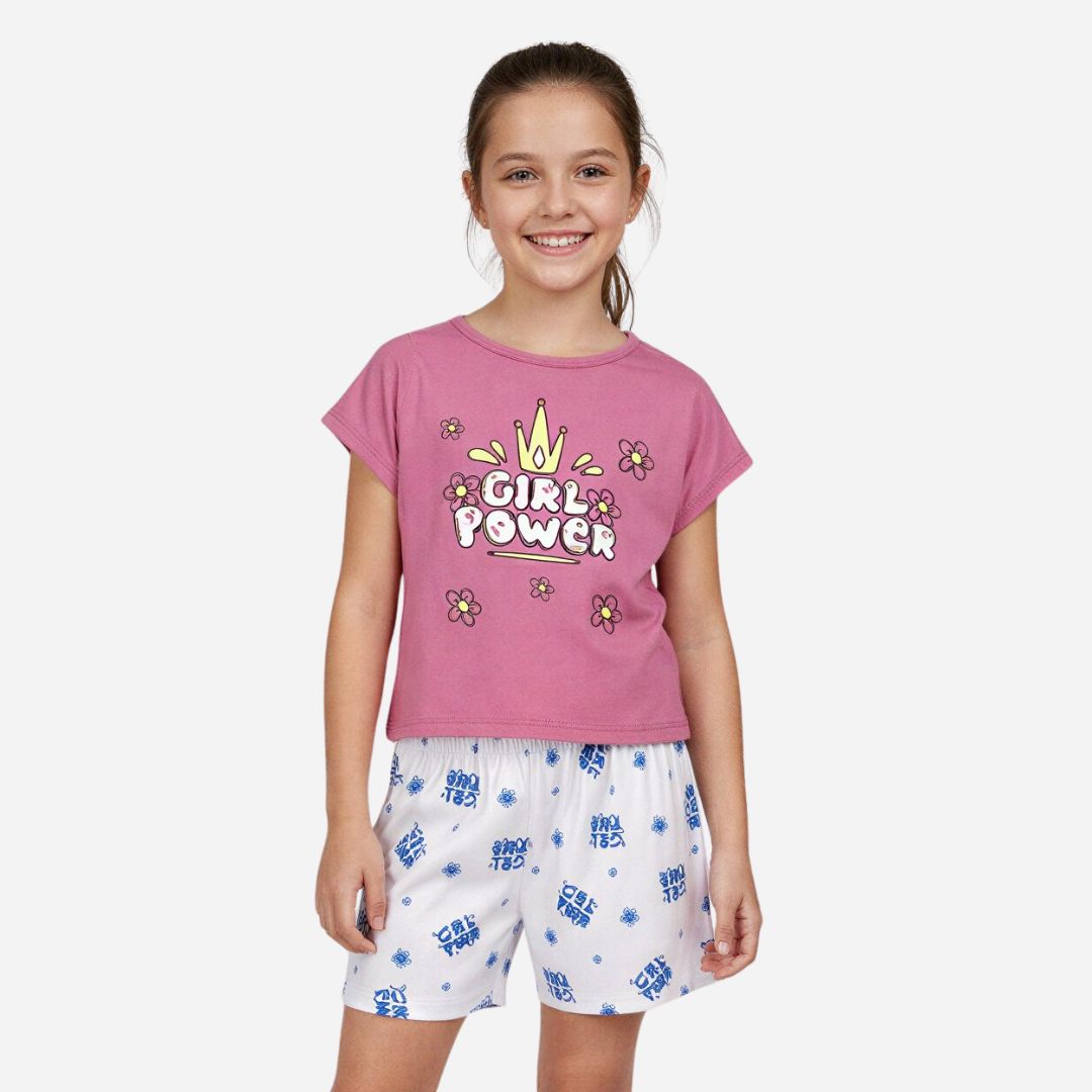 Conjunto Niña Blusa + Short Ref. 1301-001