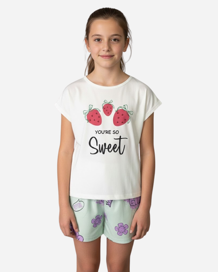 Conjunto Niña Blusa + Short Ref. 1301-003