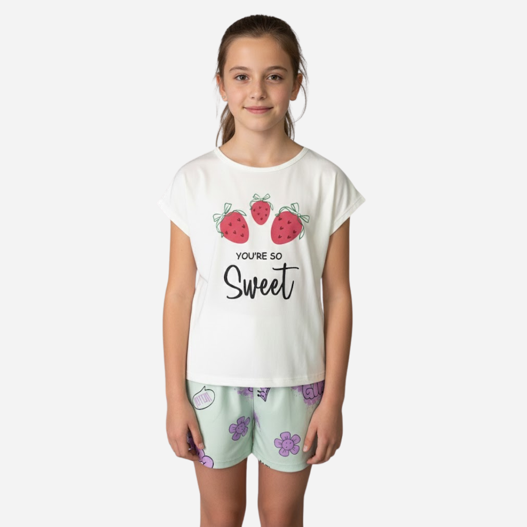 Conjunto Niña Blusa + Short Ref. 1301-003