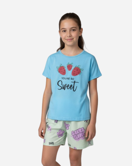 Conjunto Niña Blusa + Short Ref. 1301-003