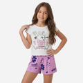 Conjunto De Niña Blusa + Short Ref. 1301-004