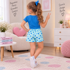Conjunto De Niña Blusa + Short Ref. 1301-006-1