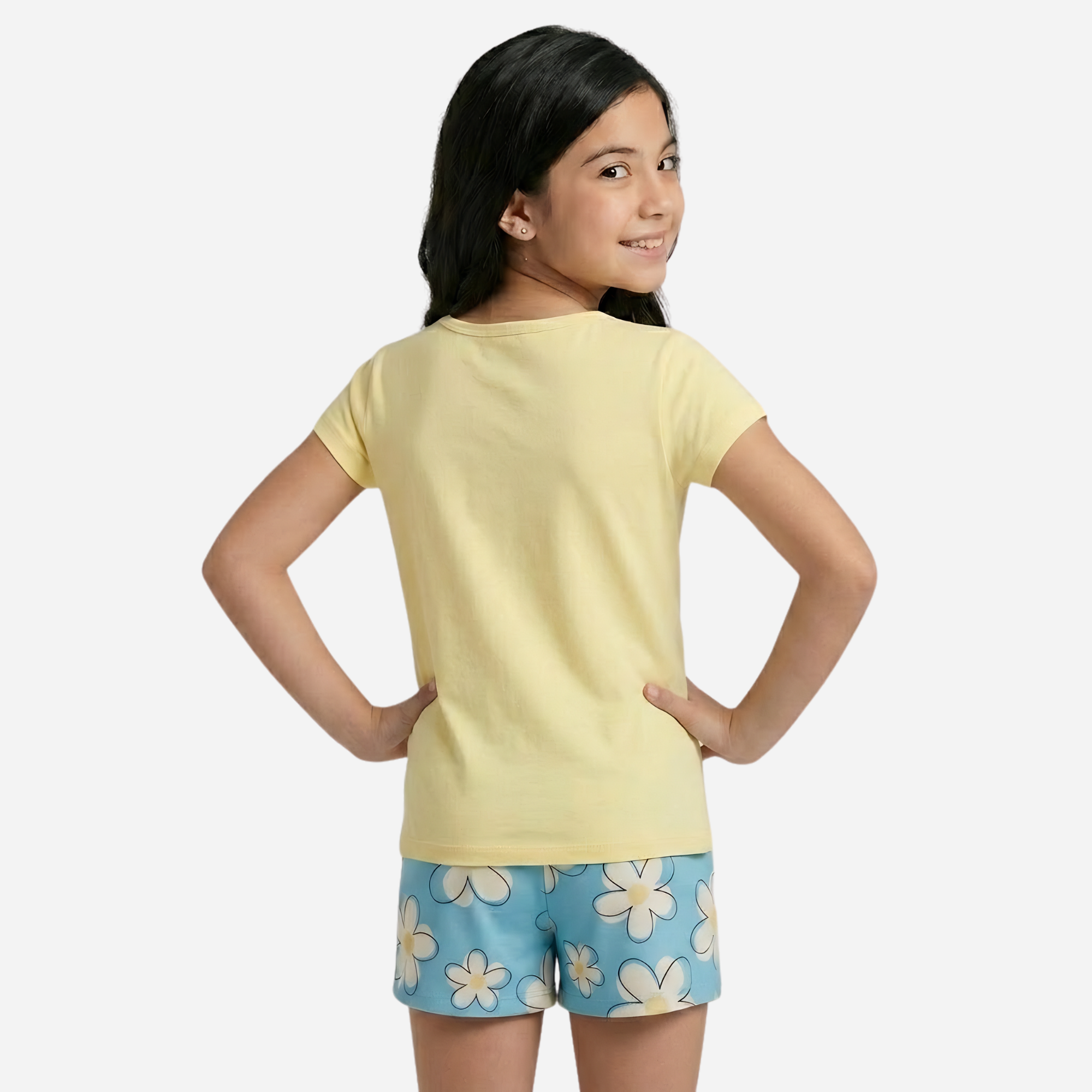 Conjunto De Niña Blusa + Short Ref. 1302-004