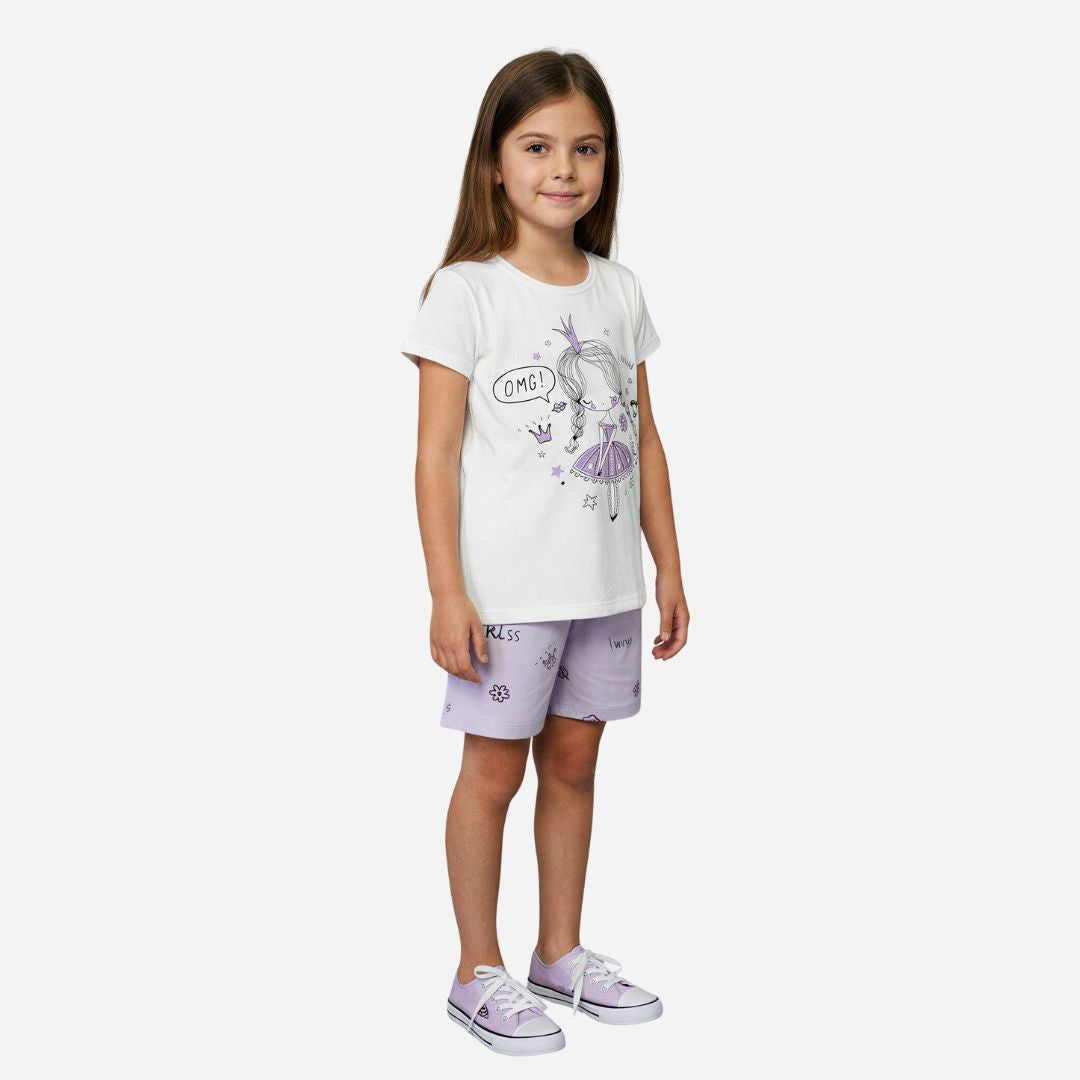 Conjunto Niña Blusa + Short Ref. 1304-001