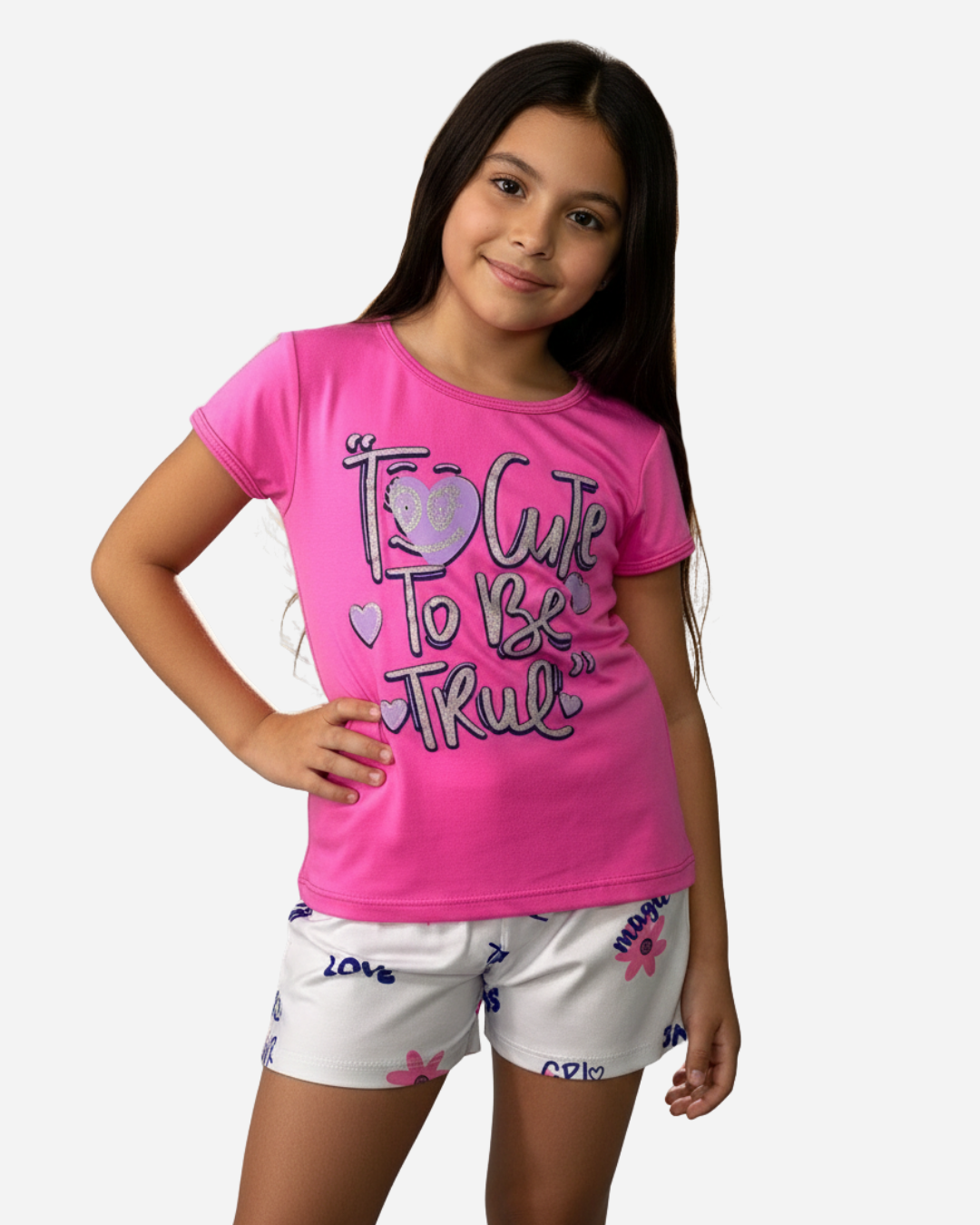 Conjunto Niña Blusa + Short Ref. 1304-002