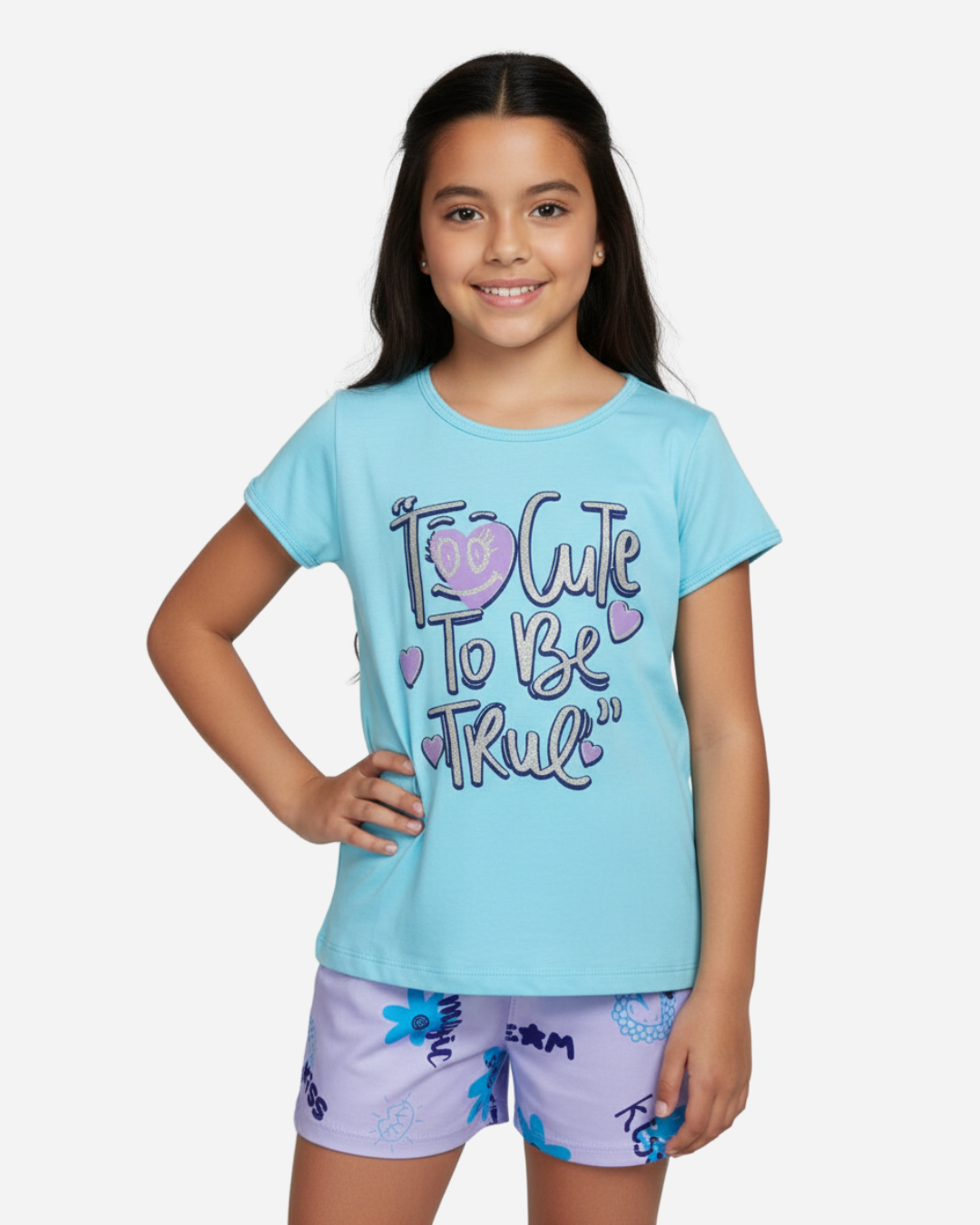 Conjunto Niña Blusa + Short Ref. 1304-002