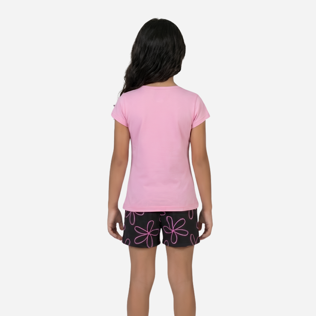 Conjunto De Niña Blusa + Short Ref. 1304-003