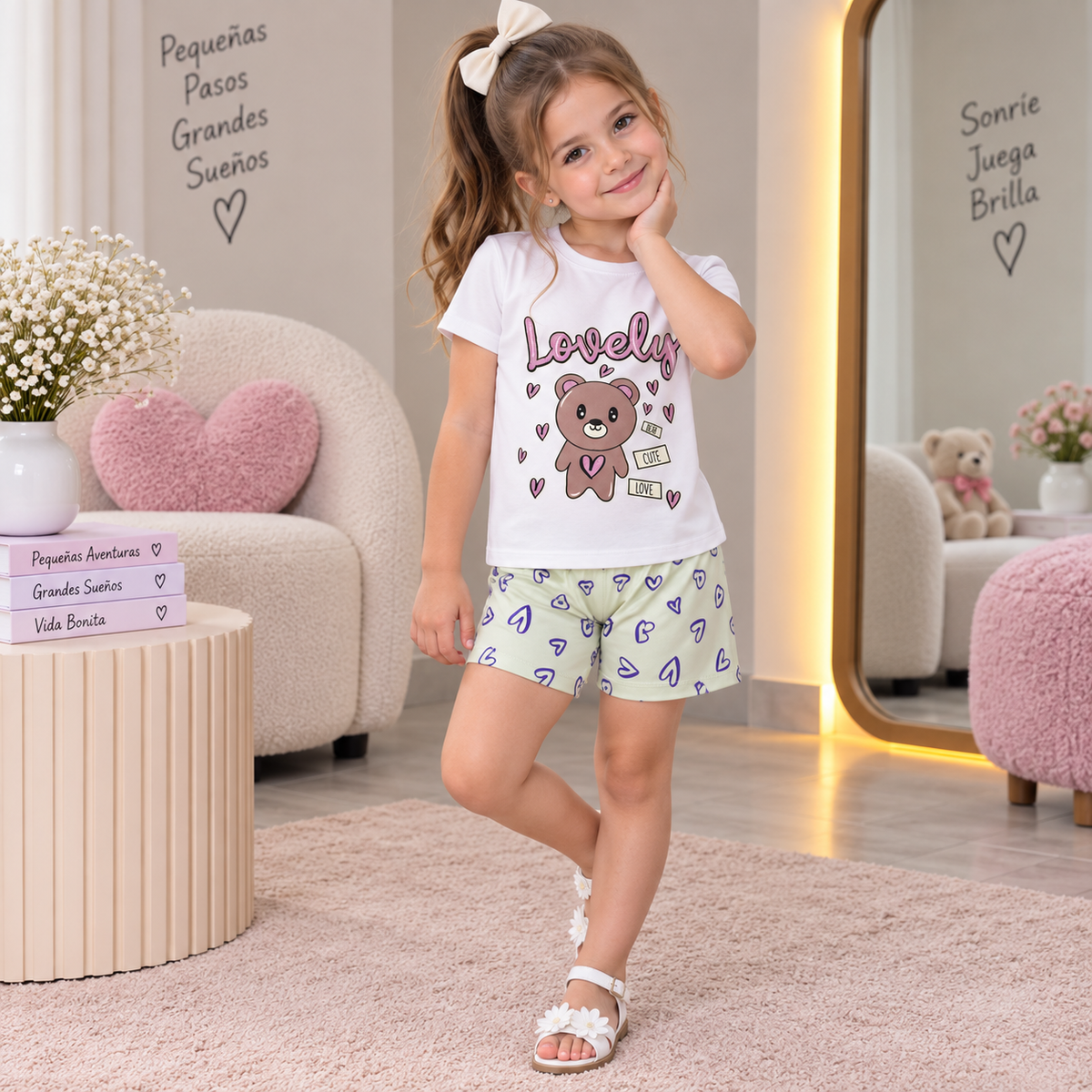 Conjunto De Niña Blusa + Leggins Ref. 1305-004-1