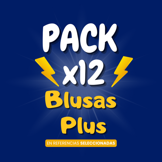 Pack x 12 Blusas Plus