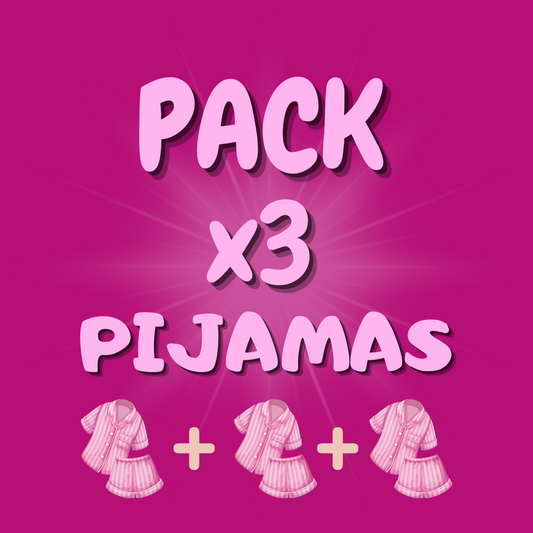 Pack x 3 Pijamas