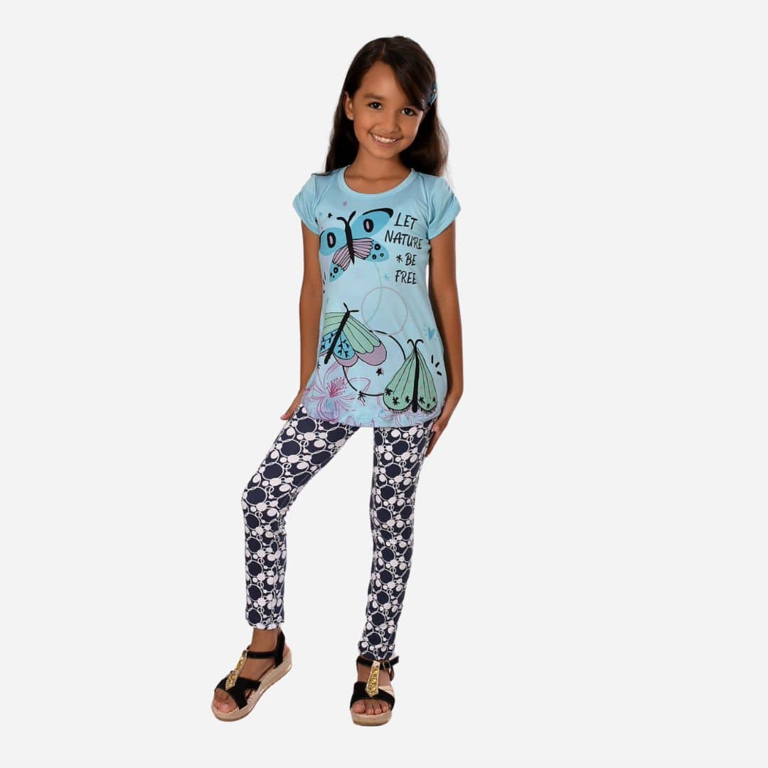 Conjunto de niña Blusa/Leggins Ref. 1749