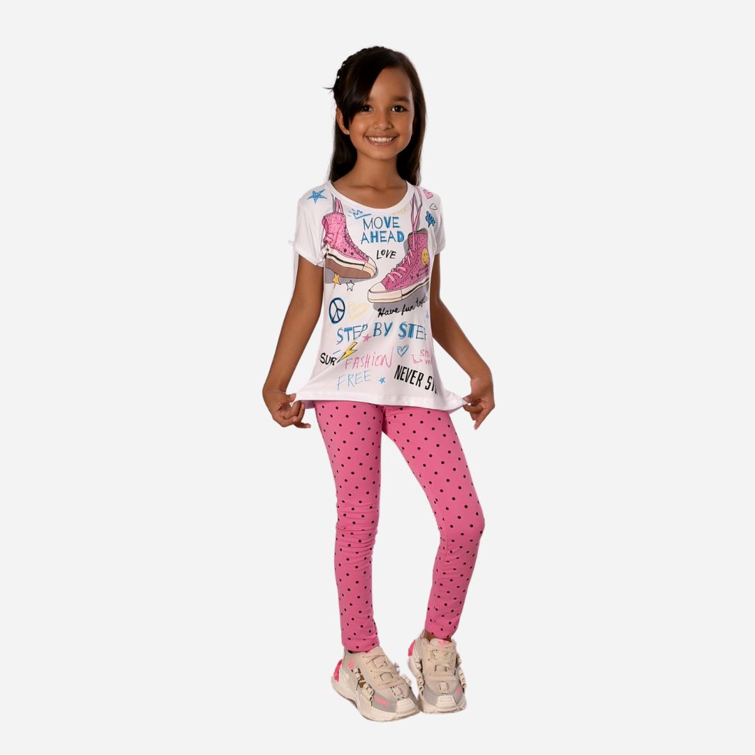 Conjunto de niña Blusa/Leggins Ref. 1751