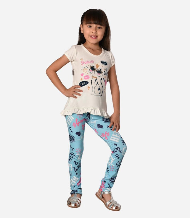 Conjunto de Niña Blusa/Leggins Ref. 1760