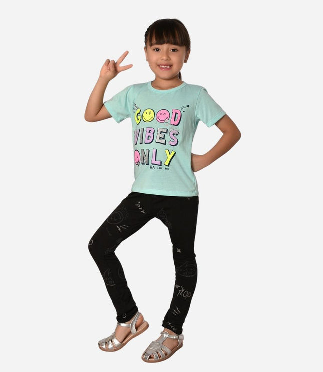 Conjunto de Niña Blusa/Leggins Ref. 1771