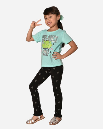 Conjunto de Niña Blusa/Leggins Ref. 1773