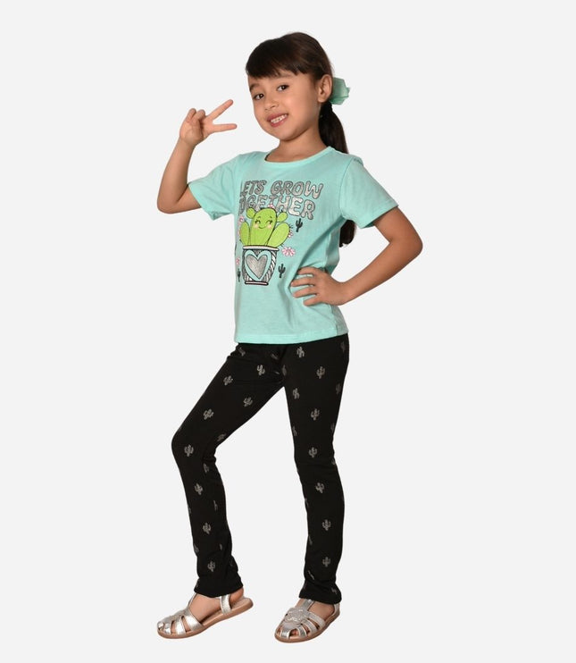 Conjunto de Niña Blusa/Leggins Ref. 1773