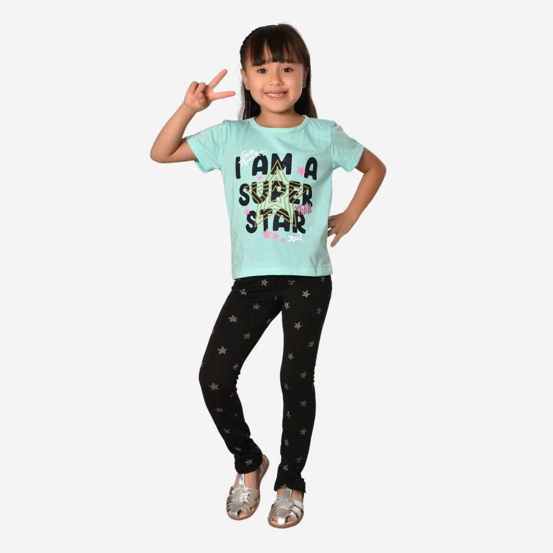 Conjunto de Niña Blusa/Leggins Ref. 1774
