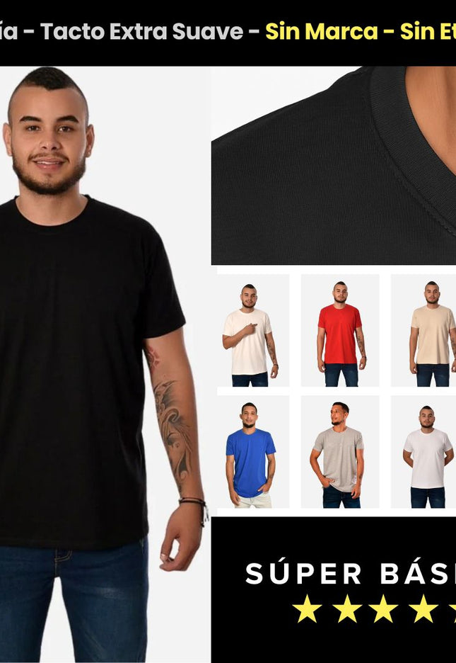 Pack Camiseta Tela Fría Slim Fit Ref. 70141