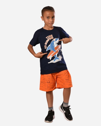 Conjunto de niño Camiseta + pantaloneta Ref. 2100-008-1