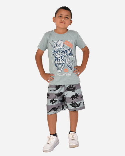 Conjunto Niña Camiseta + Pantaloneta Ref. 2100-032