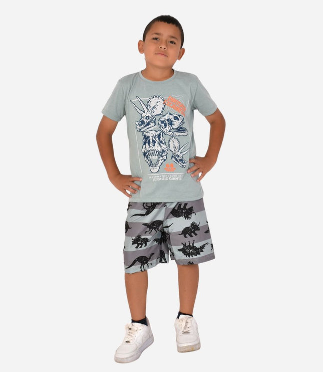 Conjunto Niña Camiseta + Pantaloneta Ref. 2100-032