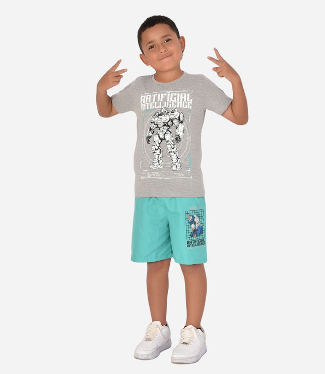 Conjunto De Niño Camiseta + Pantaloneta Ref. 2100-042