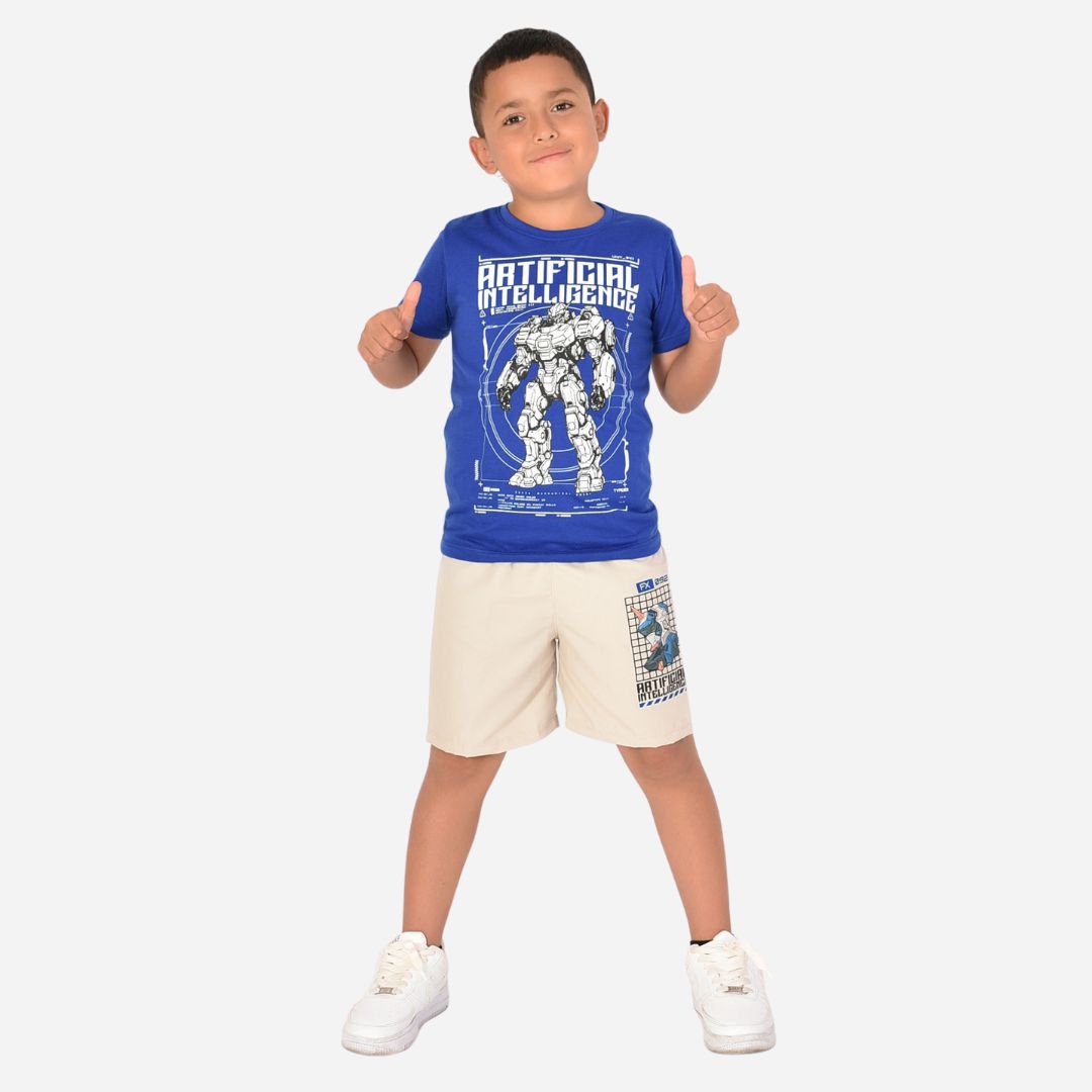Conjunto De Niño Camiseta + Pantaloneta Ref. 2100-042