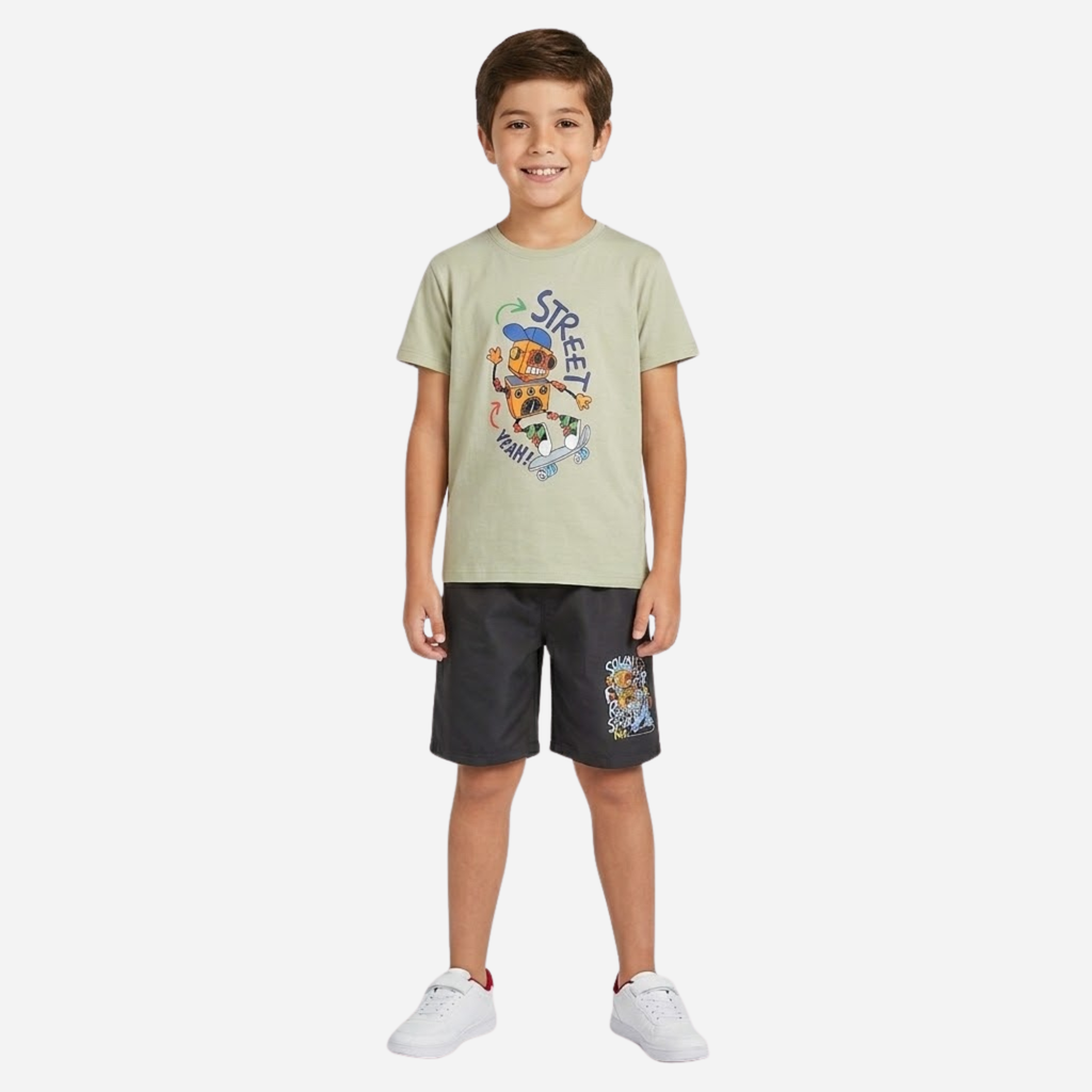 Conjunto De Niño Camiseta + Pantaloneta Ref. 2100-080