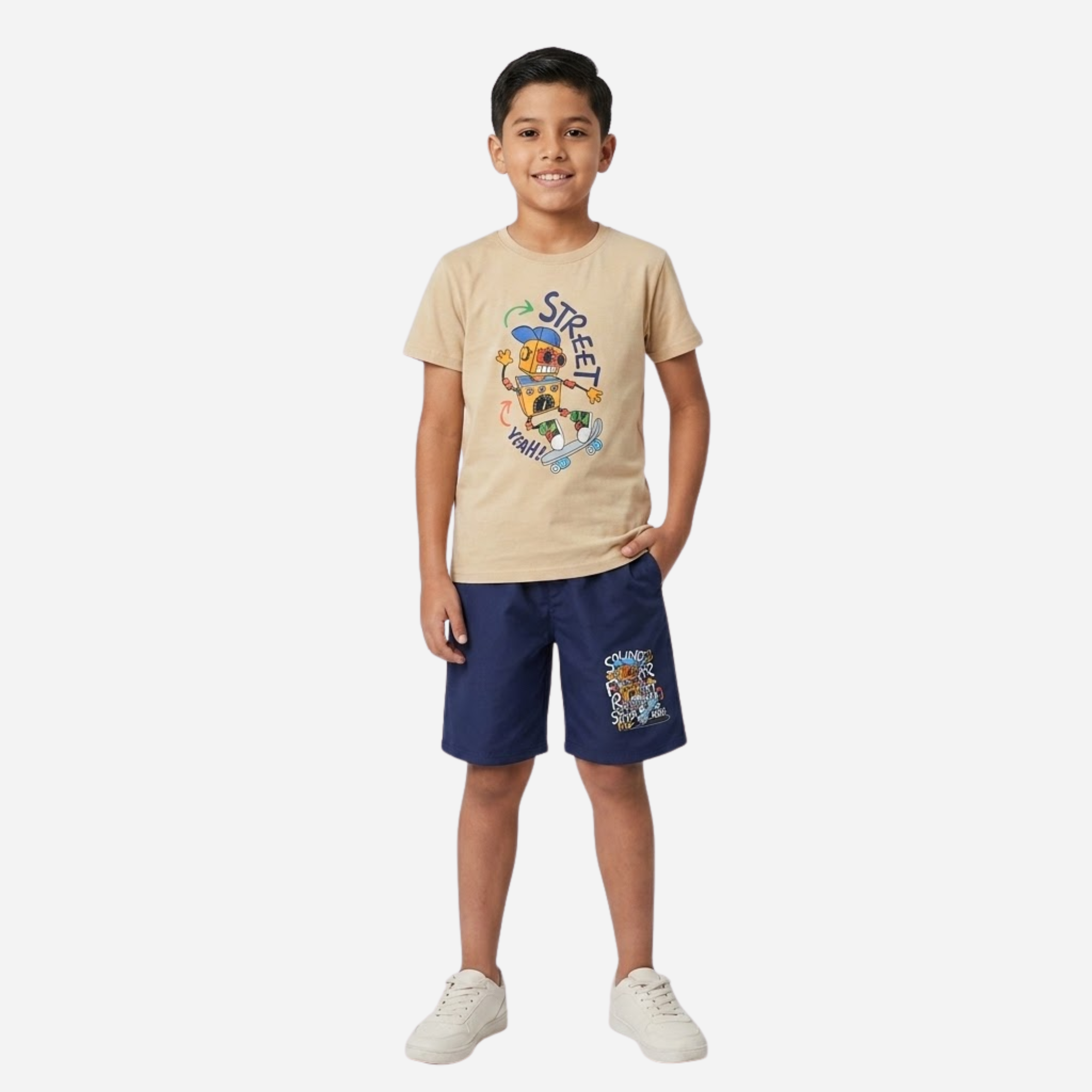Conjunto De Niño Camiseta + Pantaloneta Ref. 2100-080