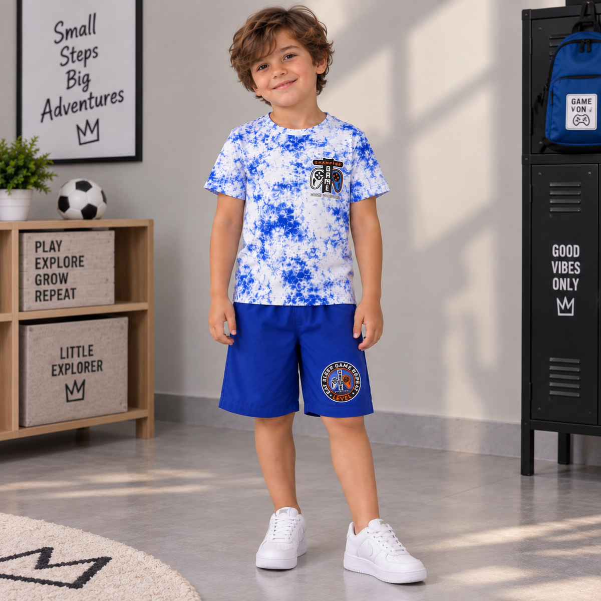 Conjunto De Niño Camiseta + Pantaloneta Ref. 2100-097-1