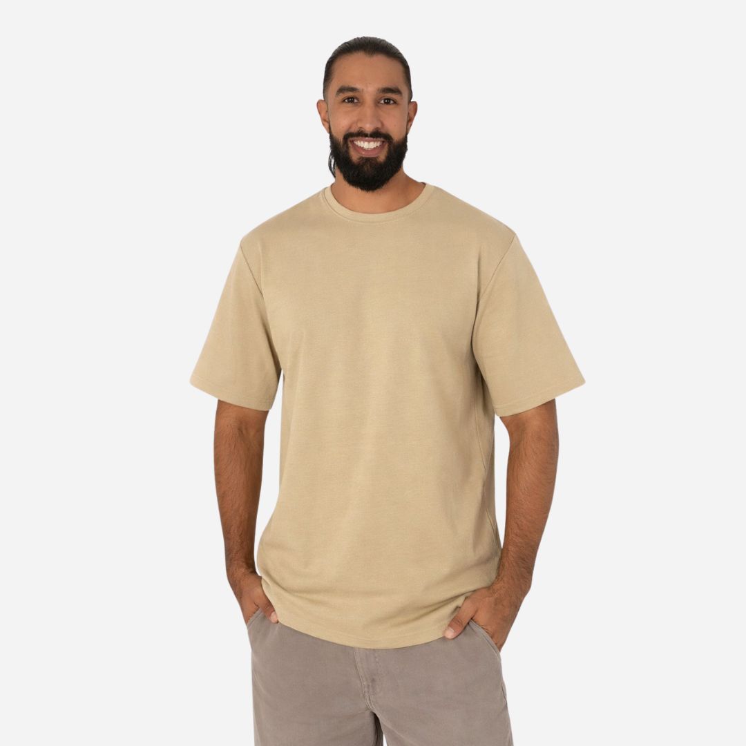 Camiseta Semi-Oversize en tela Qatar Ref. 70204