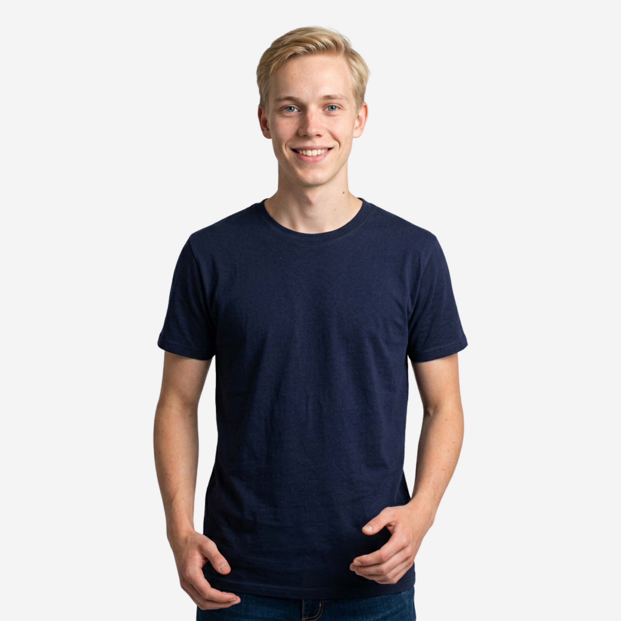 Camiseta Basica Slim Fit en Tela Fría Ref. 70141
