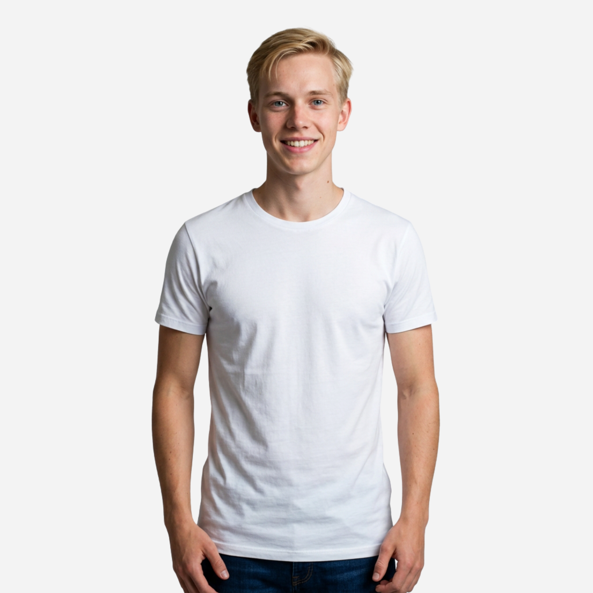 Camiseta Basica Slim Fit en Tela Fría Ref. 70141
