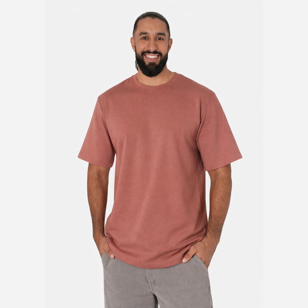 Camiseta Semi-Oversize en tela Qatar Ref. 70204