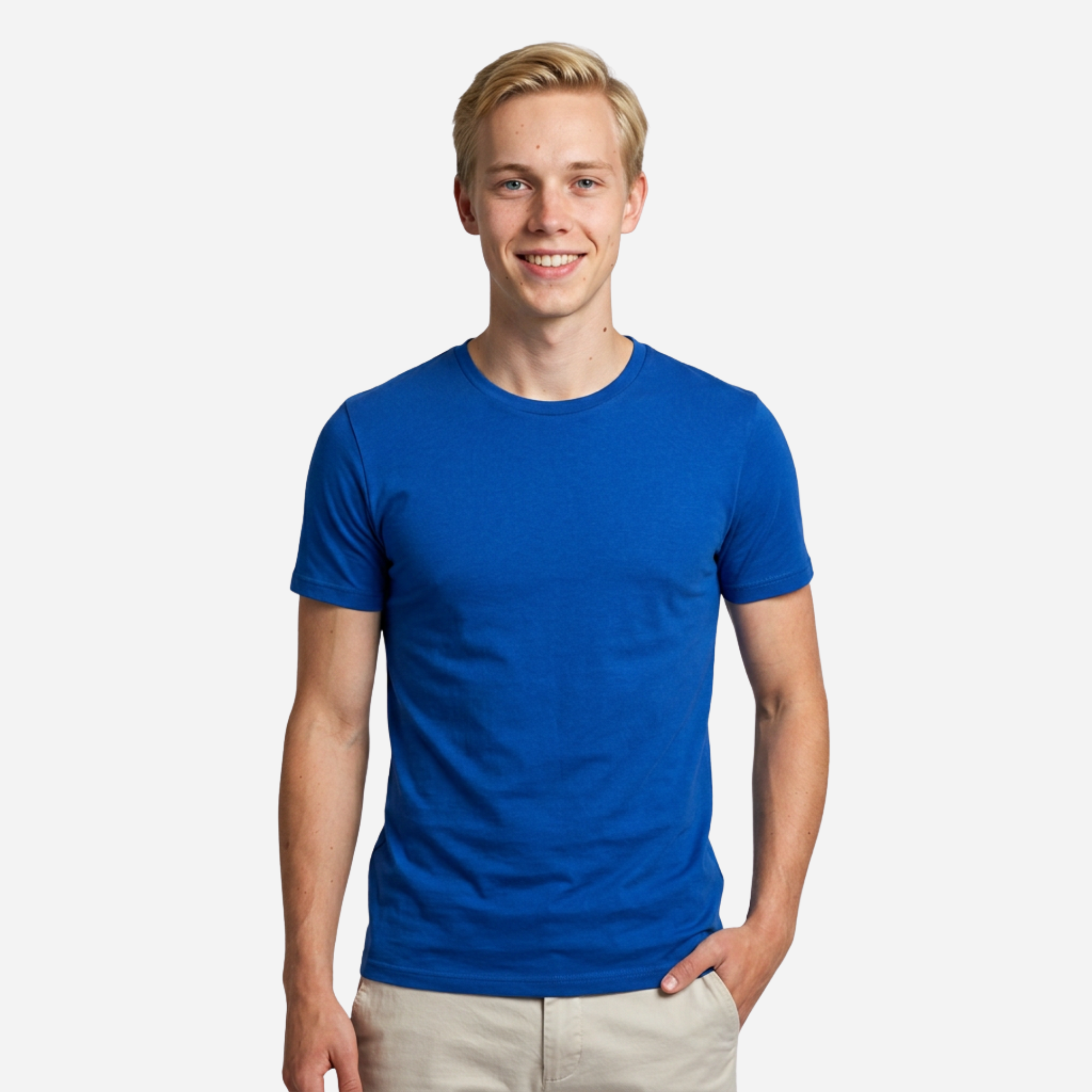 Camiseta Basica Slim Fit en Tela Fría Ref. 70141