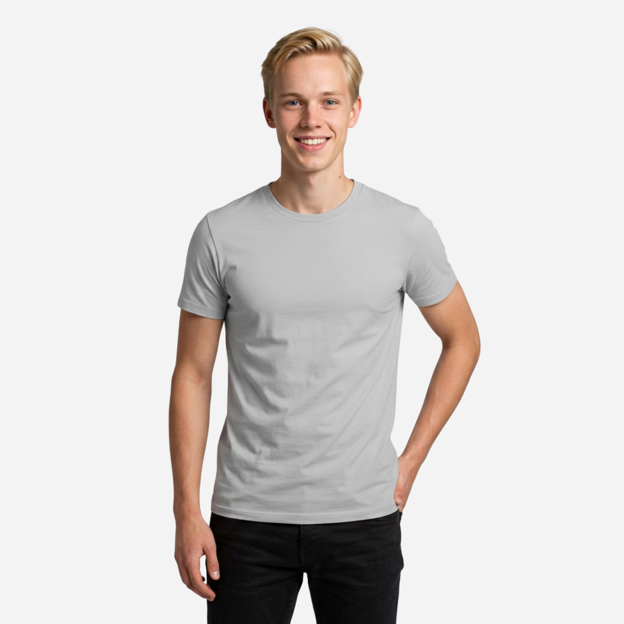 Camiseta Basica Slim Fit en Tela Fría Ref. 70141