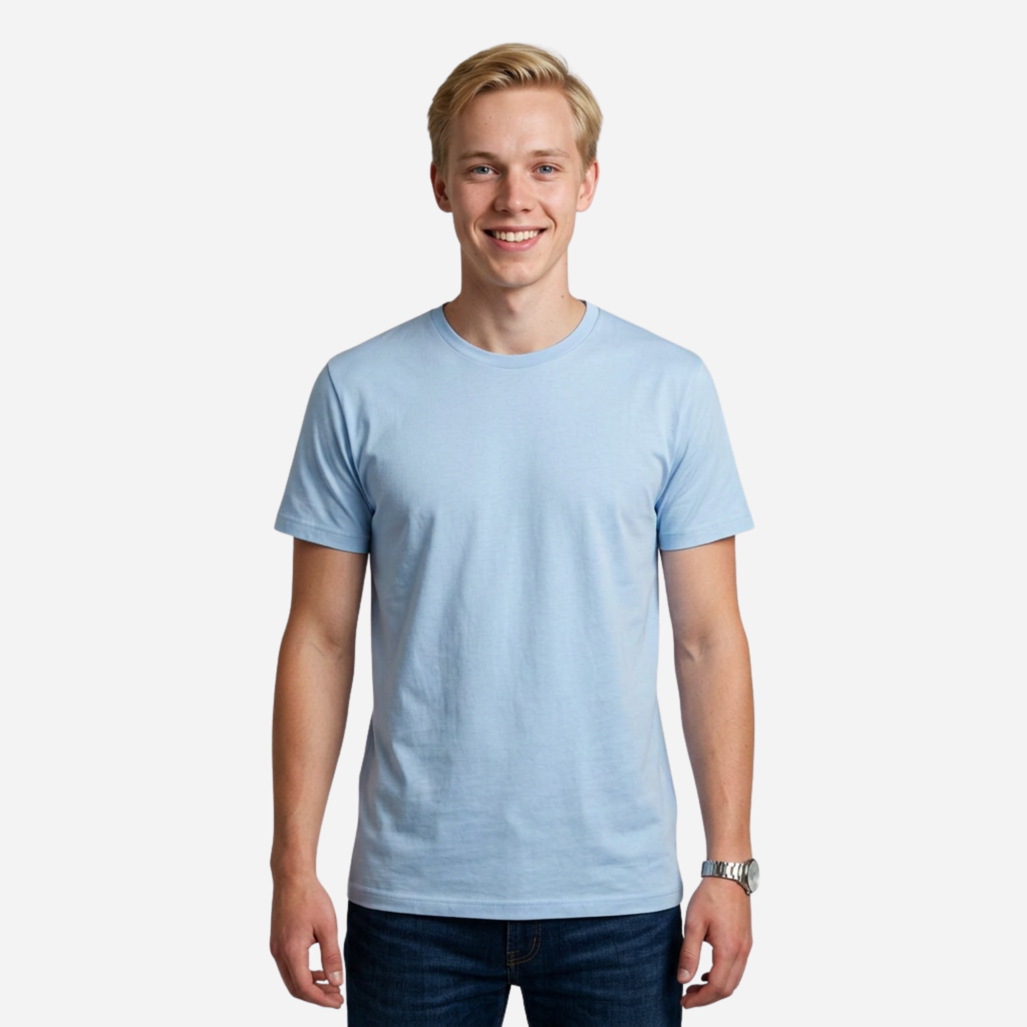 Camiseta Basica Slim Fit en Tela Fría Ref. 70141
