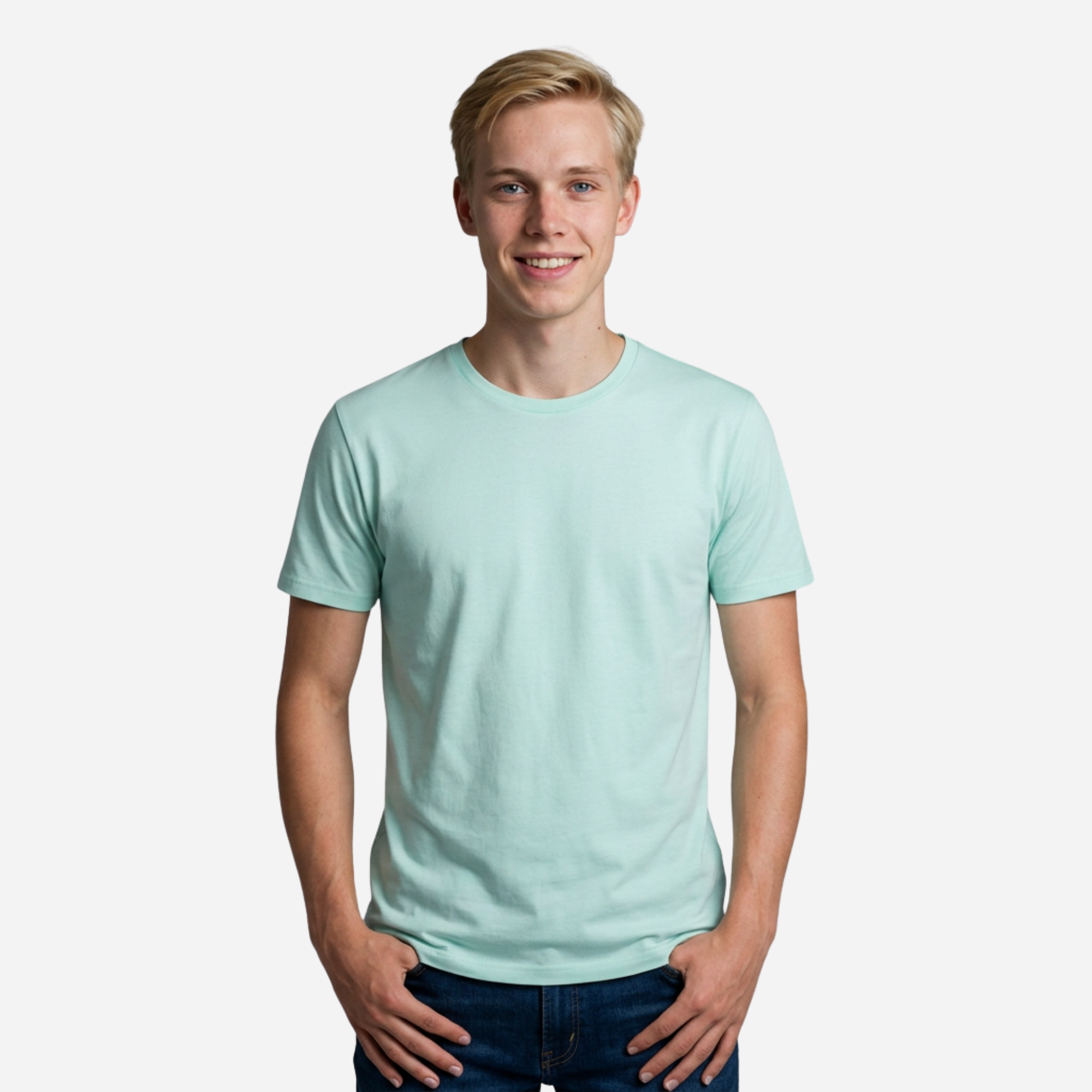 Camiseta Basica Slim Fit en Tela Fría Ref. 70141
