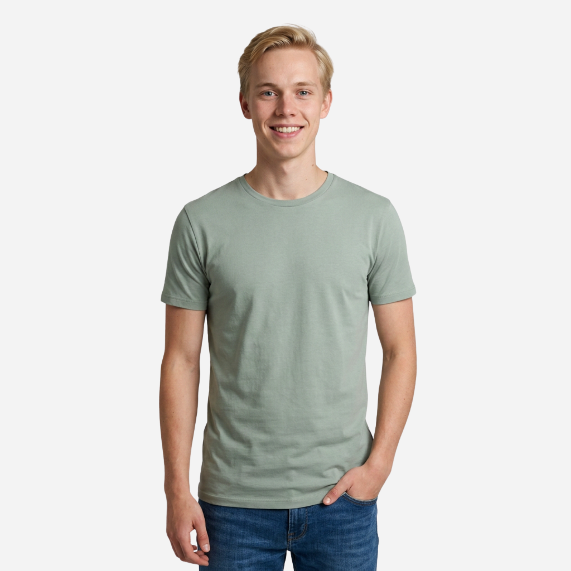 Camiseta Basica Slim Fit en Tela Fría Ref. 70141