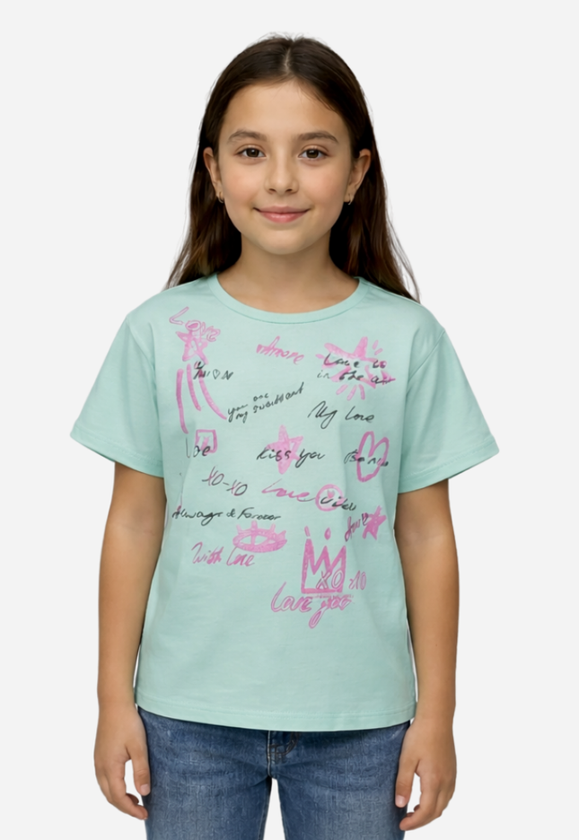 Camiseta Over Sized De Niña Ref. 270404-012