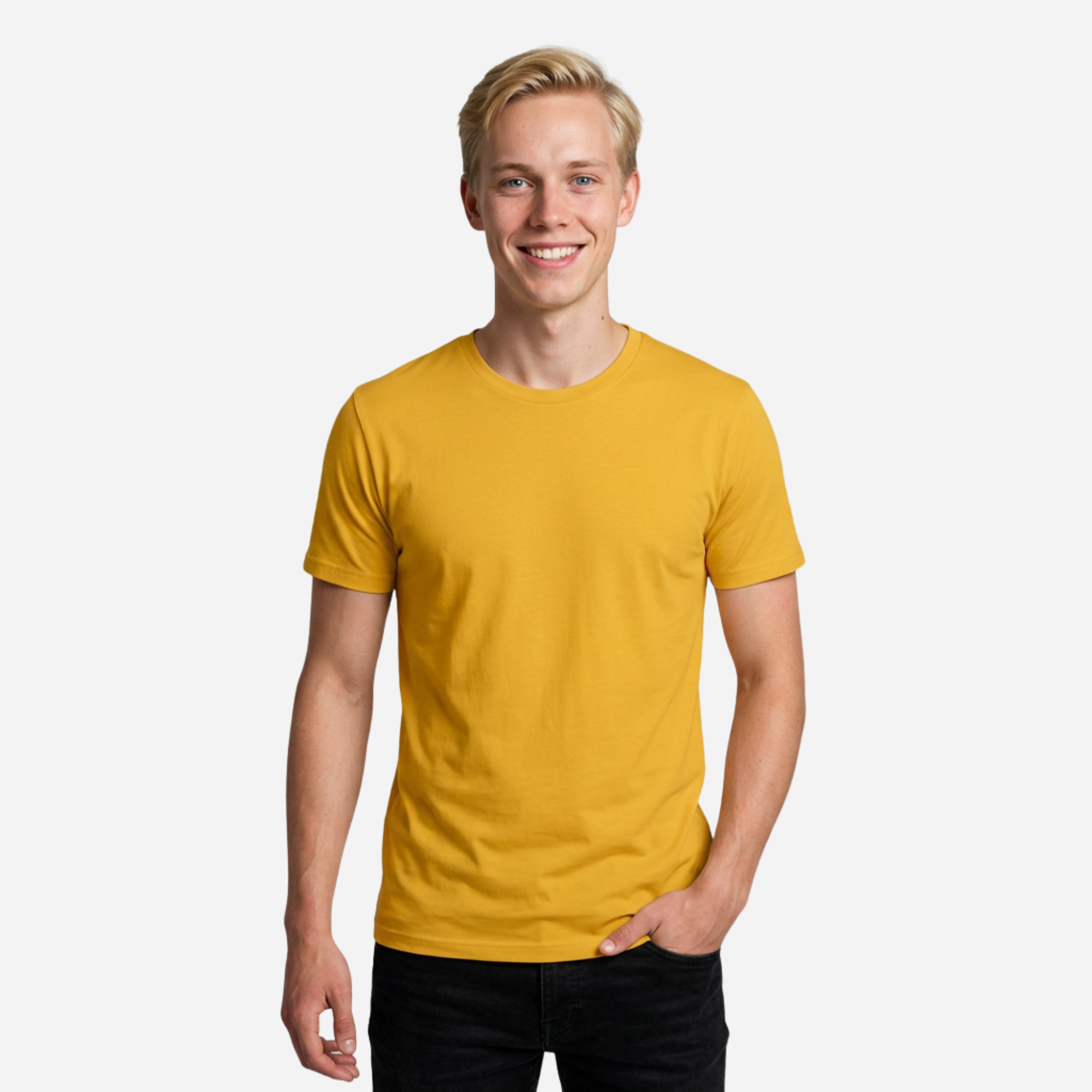 Camiseta Basica Slim Fit en Tela Fría Ref. 70141