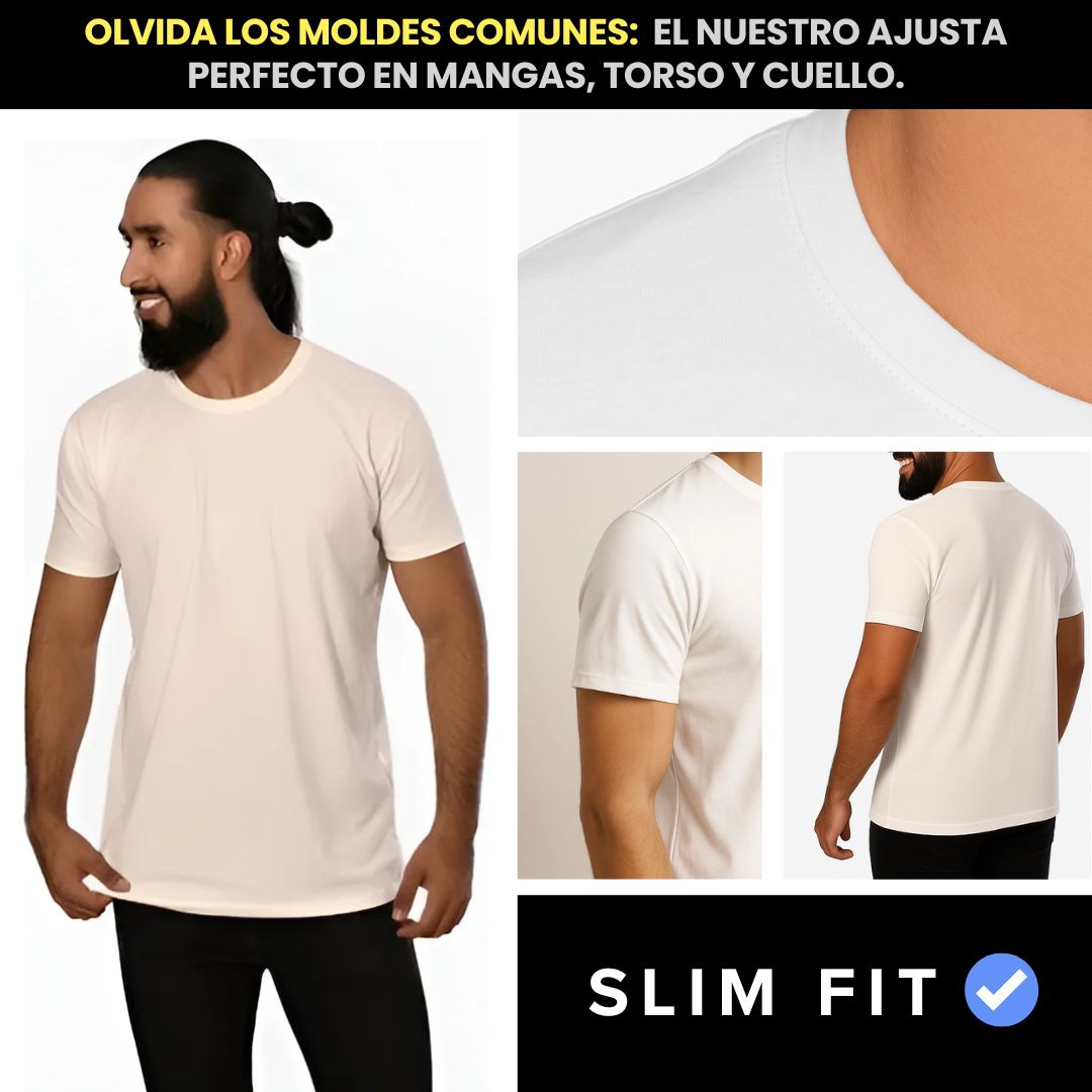 Pack Camiseta Tela Fría Slim Fit Ref. 70141