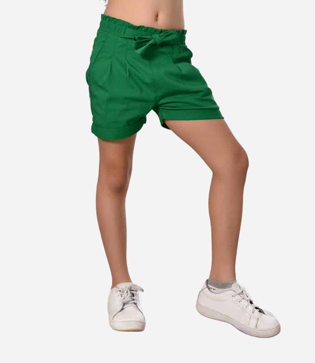 Short De Niña Resorte Y Anudado Ref. 3400